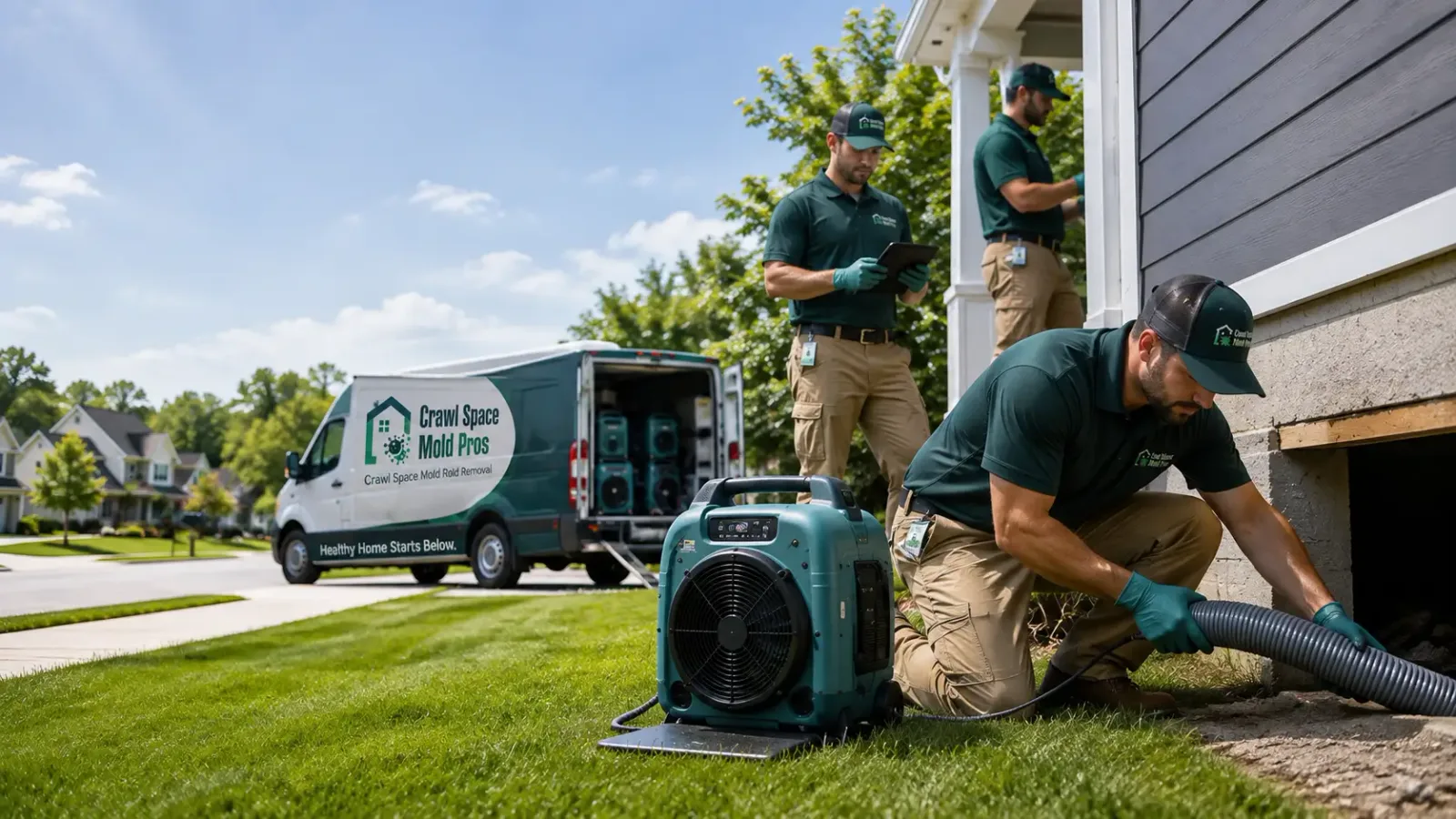 Crawl Space Mold Removal in Ada, MN